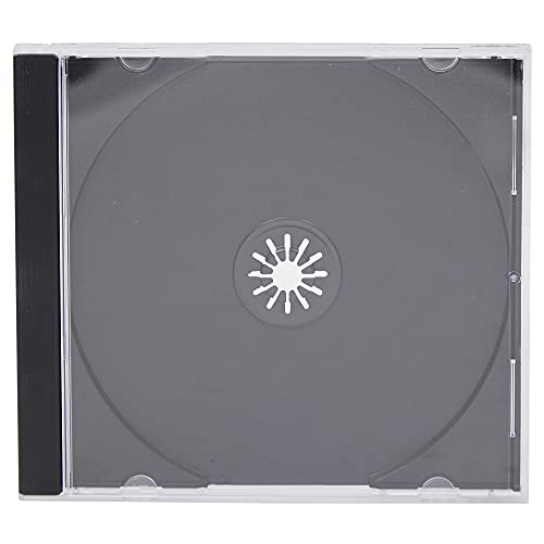 Dragon Trading® CD-/DVD-Hüllen, 10,4 mm, für 1 Disc, schwarzer Einsatz, 10 Stück von DragonTrading