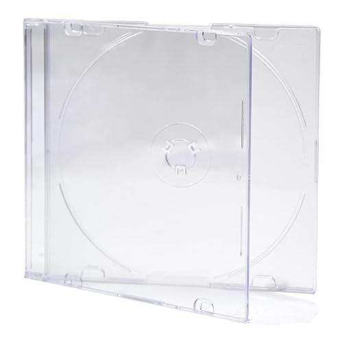 Dragon Trading® CD-/DVD-Hüllen für 1 Disc, 5,2 mm, transparent, 5 Stück von DragonTrading