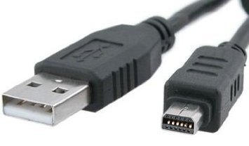 Dragon Trading® Hochwertiges USB-Kabel für Olympus CB-USB5 / CB-USB6 Digitalkameras, kompatibel mit Olympus Modellen von DragonTrading