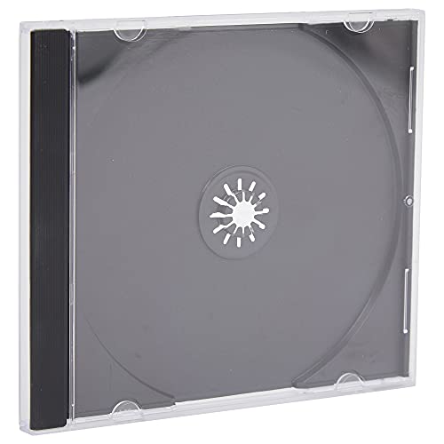 Dragon Trading CD- / DVD- / Blu-Ray-Hüllen mit 10,4 mm Rücken für 1 Disc mit schwarzem Einsatz, 5 Stück von DragonTrading