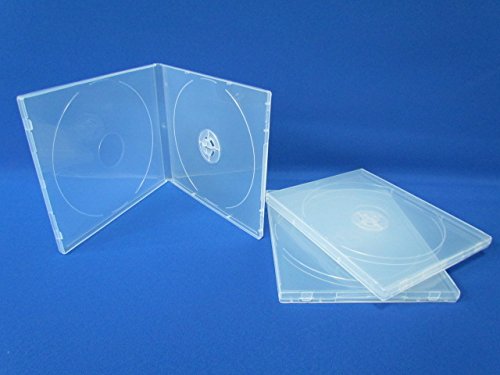 Dragon Trading CD-/DVD-Hülle, transparent, bruchsicher, 10,4 mm Rücken, 25 Stück von DragonTrading