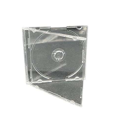 DragonTrading® CD-/DVD-Hüllen für kleine CDs, 8 cm, transparent, 10 Stück von DragonTrading