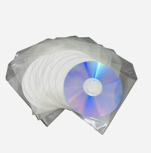 Ritek DVD-R-Discs, professionell, bedruckbar, bedruckbar, blanko, 16 x Schreibgeschwindigkeit, in Dragon Trading Kunststoffhüllen mit Klappe, Weiß, 10 Stück von DragonTrading