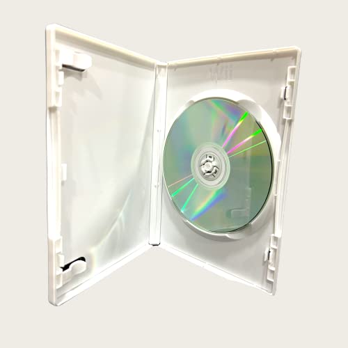 Weiße Wii-DVD-Hüllen / 14 mm – 1 Stück ~ Ersatzhüllen für Nintendo Wii Spiele / Discs von Dragon Trading® von DragonTrading