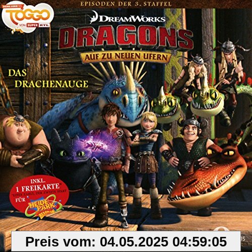 Dragons - Auf zu neuen Ufern Das Drachenauge, Folge 21 - Das Original-Hörspiel zur TV Serie von Dragons-auf zu Neuen Ufern