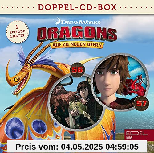 Dragons - Auf zu neuen Ufern - Doppel-CD-Box (Folgen 56 + 57) - Die Original-Hörspiele zur TV-Serie: Das große Finale von Dragons-auf zu Neuen Ufern