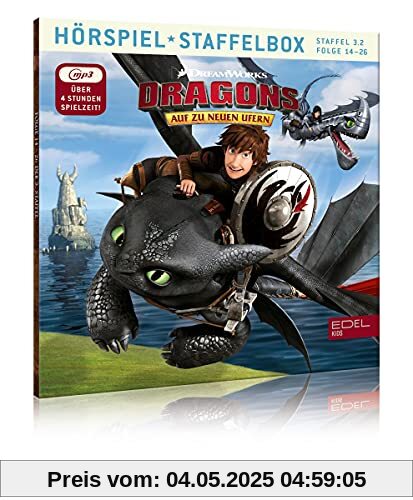 Dragons - Auf zu neuen Ufern - mp3-Staffelbox 3.2 - Das Original-Hörspiel zur TV-Serie (Folgen 14 - 26) von Dragons-auf zu Neuen Ufern