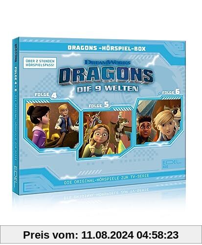 Dragons - Die 9 Welten: Die Hörspiel-Box mit den Folgen 4 - 6 - Die Original-Hörspiele zur TV-Serie von Dragons-die 9 Welten