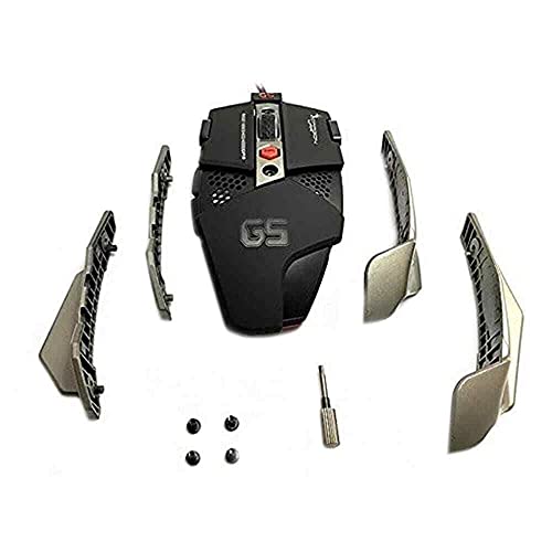 Dragonwar Warlord Gaming Maus schnurgebunden geflochten mit Hintergrundbeleuchtung RGB, USB 3.0/2,0 mit 8 programmierbare Tasten, 2 Kits Erweiterungsmodul mit Werkzeug inklusive, Schwarz & Silber, 2 m Dragonwar Warlord Gaming Maus schnurgebunden geflochten mit Hintergrundbeleuchtung RGB, USB 3.0/2,0 mit 8 programmierbare Tasten, 2 Kits Erweiterungsmodul mit Werkzeug inklusive, Schwarz & Silber, 2 m von Dragonwar