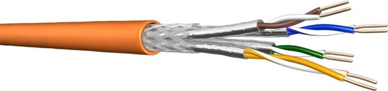 100 Mtr. Draka Comteq (DNT) TN-7000-1 Kat.7 orange 60064580-Cca-Ri100 von Draka Comteq (DNT)