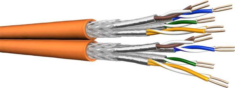 100 Mtr. Draka Comteq (DNT) TN-7000-2 Kat.7 orange 60064586-Cca-Sp100 von Draka Comteq (DNT)