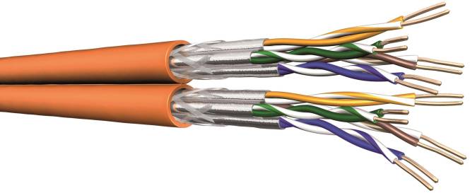 Datenkabel UC900HS23/1 2X4P FRNC-B CAT7 250m Trommel Duplex 2x4x2 AWG23 60044144 (Inhalt 250 Stück) von Draka Comteq Germany