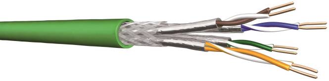 Datenkabel UC900SS23/1 4P PUR Cat7 grün 500 m Trommel 4x2 AWG 23 60015297 (Inhalt 500 Stück) von Draka Comteq Germany
