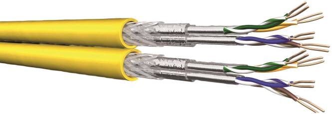 UC1200 SS23 C7A S/FTP 2x4P LSHF-FR 500DW Duplex Cat.7A Dca 500m Trommel (Inhalt 500 Stück) von Draka Comteq Germany