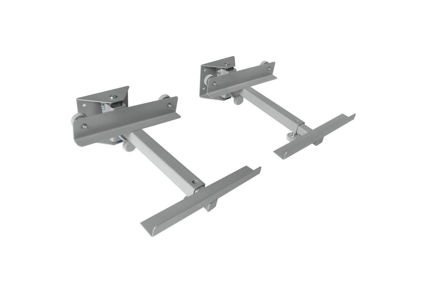 Drall Instruments BH2S Lautsprecher-Wandhalterung, (2-tlg., 2 x Universal Wandhalter für Lautsprecher Boxen schwenkbar neigbar) von Drall Instruments