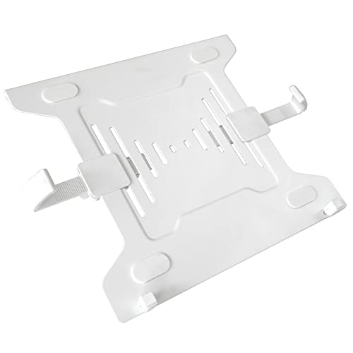 Drall Halterung Adapter für Laptop Notebook Netbook Tablet PC - Befestigung an Wandhalterung Tischhalterung Ablage Adapterplatte VESA 75 100 weiß Modell: IP27WA von Drall