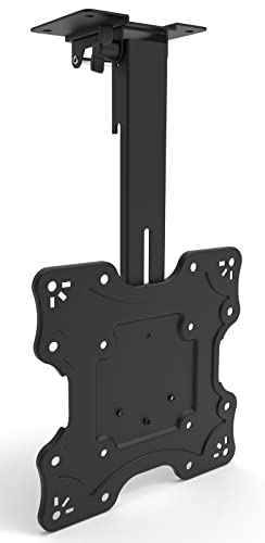 Drall Monitor Deckenhalterung schwarz für LCD LED 16-33 Zoll PC TV Schrägdach Campingwagen LKW zusammenklappbar VESA 100 200 Modell: L89BA von Drall