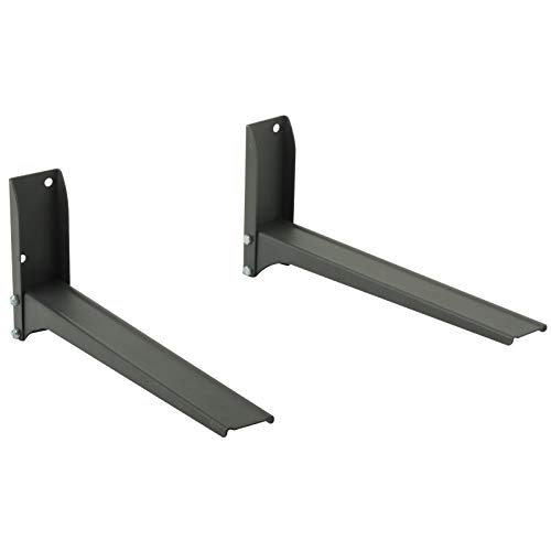 Schwarze universal Wandhalterung für Mikrowellen in Küche für Grill Backofen Mini-Grill Ablage Modell: H76B Schwarze universal Wandhalterung für Mikrowellen in Küche für Grill Backofen Mini-Grill Ablage Modell: H76B von Drall