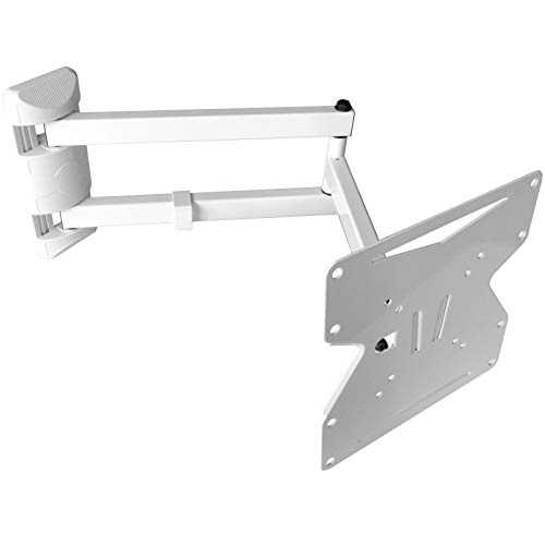 TV Wandhalterung Schwenkbare Neigbare TV Halterung Vollbewegung für 15-55 Zoll Flach & Curved LCD LED OLED QLED Fernseher bis 45 kg, Max VESA 200x200 weiß S89W TV Wandhalterung Schwenkbare Neigbare TV Halterung Vollbewegung für 15-55 Zoll Flach & Curved LCD LED OLED QLED Fernseher bis 45 kg, Max VESA 200x200 weiß S89W von Drall