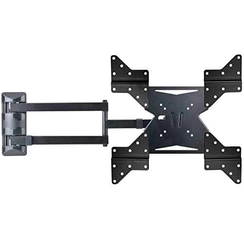 TV Wandhalterung Universal Fernseh Halterung - Schwenkbar Neigbar - Monitor Halter für 3D HD LED LCD - 15'-55' Zoll - VESA 200 300 400 schwarz Modell: S89B-AD7B von Drall