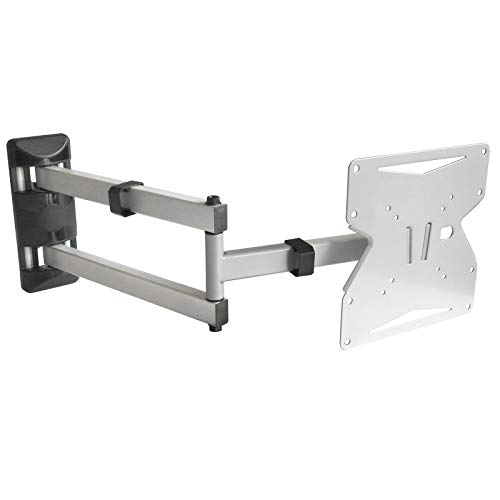 Drall TV Wandhalterung Universal Fernseh Halterung - Schwenkbar Neigbar - TV Wand Halter Aufhängung für 3D HD LED LCD Fernseher - 15-55 Zoll - VESA 75 100 200x100 200 Silber Modell: S89S Drall TV Wandhalterung Universal Fernseh Halterung - Schwenkbar Neigbar - TV Wand Halter Aufhängung für 3D HD LED LCD Fernseher - 15-55 Zoll - VESA 75 100 200x100 200 Silber Modell: S89S von Drall