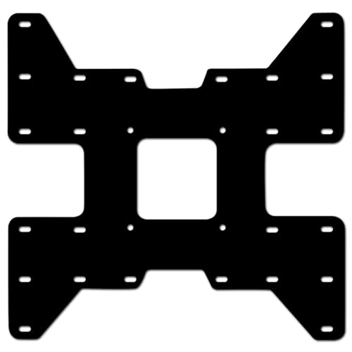Drall VESA Adapter Adapterplatte - für LED LCD Plasma Curved OLED Fernseher Halterung - Erweiterung von VESA 100 200 auf VESA 300 schwarz Modell: AD3B Drall VESA Adapter Adapterplatte - für LED LCD Plasma Curved OLED Fernseher Halterung - Erweiterung von VESA 100 200 auf VESA 300 schwarz Modell: AD3B von Drall