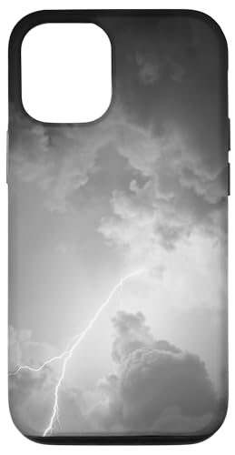 Graues Himmel-Design Hülle für iPhone 12/12 Pro von Dramatic Nature Art
