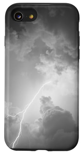 Graues Himmel-Design Hülle für iPhone SE (2020) / 7 / 8 von Dramatic Nature Art