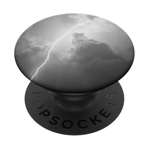 Graues Himmel-Design PopSockets Klebender PopGrip Graues Himmel-Design PopSockets Klebender PopGrip von Dramatic Nature Art