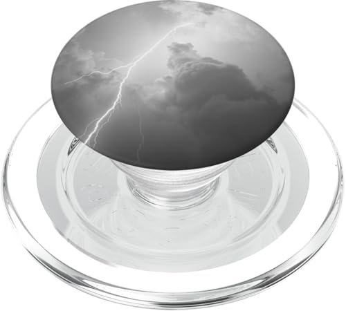 Graues Himmel-Design PopSockets PopGrip für MagSafe Graues Himmel-Design PopSockets PopGrip für MagSafe von Dramatic Nature Art