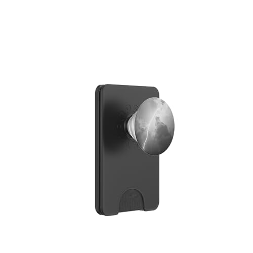 Graues Himmel-Design PopSockets PopWallet für MagSafe Graues Himmel-Design PopSockets PopWallet für MagSafe von Dramatic Nature Art