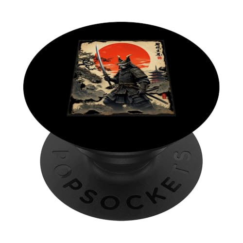 Dramatischer Samurai PopSockets Klebender PopGrip Dramatischer Samurai PopSockets Klebender PopGrip von Dramatischer Samurai Designs