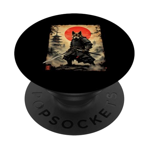 Dramatischer Samurai PopSockets Klebender PopGrip Dramatischer Samurai PopSockets Klebender PopGrip von Dramatischer Samurai Designs