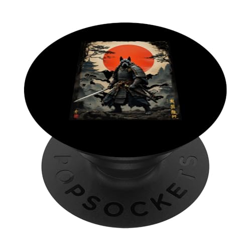 Dramatischer Samurai PopSockets Klebender PopGrip von Dramatischer Samurai Designs