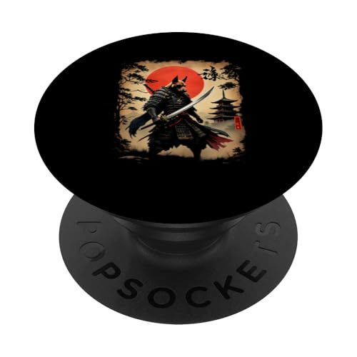 Dramatischer Samurai PopSockets Klebender PopGrip von Dramatischer Samurai Designs