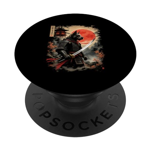 Dramatischer Samurai PopSockets Klebender PopGrip von Dramatischer Samurai Designs