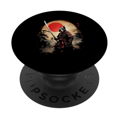 Dramatischer Samurai PopSockets Klebender PopGrip von Dramatischer Samurai Designs