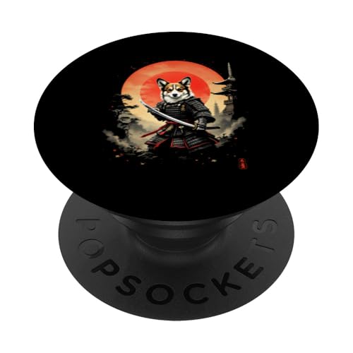 Dramatischer Samurai PopSockets Klebender PopGrip von Dramatischer Samurai Designs