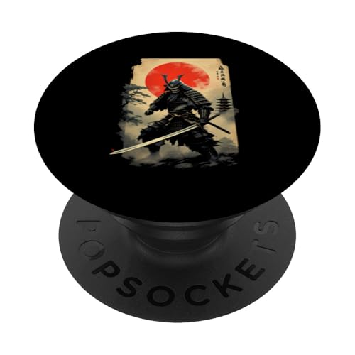 Dramatischer Samurai PopSockets Klebender PopGrip von Dramatischer Samurai Designs