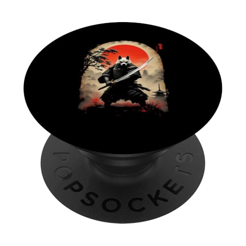 Dramatischer Samurai PopSockets Klebender PopGrip von Dramatischer Samurai Designs