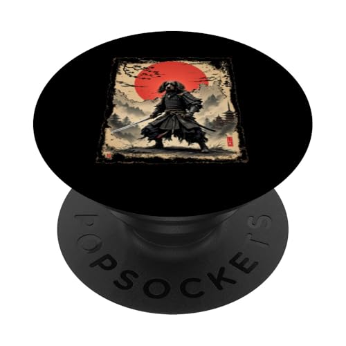 Dramatischer Samurai PopSockets Klebender PopGrip von Dramatischer Samurai Designs