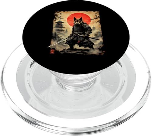 Dramatischer Samurai PopSockets PopGrip für MagSafe Dramatischer Samurai PopSockets PopGrip für MagSafe von Dramatischer Samurai Designs