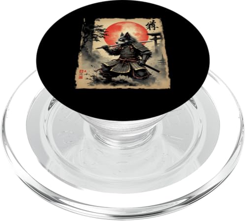 Dramatischer Samurai PopSockets PopGrip für MagSafe Dramatischer Samurai PopSockets PopGrip für MagSafe von Dramatischer Samurai Designs