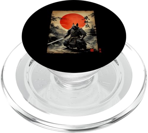 Dramatischer Samurai PopSockets PopGrip für MagSafe Dramatischer Samurai PopSockets PopGrip für MagSafe von Dramatischer Samurai Designs