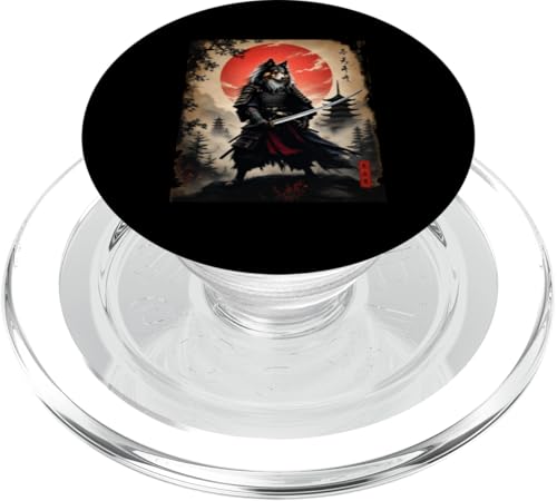 Dramatischer Samurai PopSockets PopGrip für MagSafe von Dramatischer Samurai Designs
