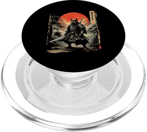 Dramatischer Samurai PopSockets PopGrip für MagSafe Dramatischer Samurai PopSockets PopGrip für MagSafe von Dramatischer Samurai Designs