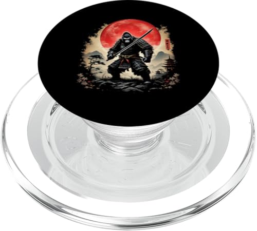 猿戦役 Dramatischer Samurai PopSockets PopGrip für MagSafe von Dramatischer Samurai Designs