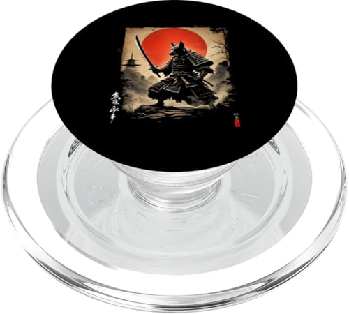 Dramatischer Samurai PopSockets PopGrip für MagSafe von Dramatischer Samurai Designs