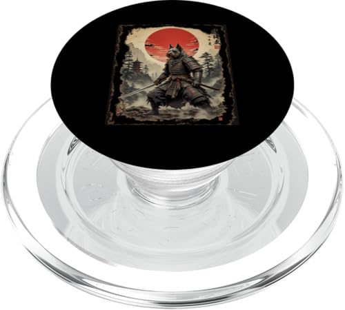 Dramatischer Samurai PopSockets PopGrip für MagSafe Dramatischer Samurai PopSockets PopGrip für MagSafe von Dramatischer Samurai Designs