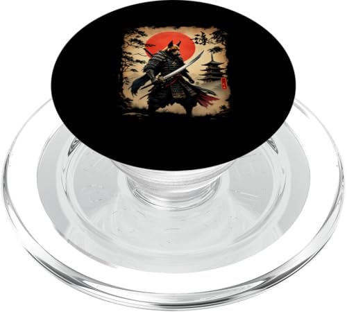 Dramatischer Samurai PopSockets PopGrip für MagSafe Dramatischer Samurai PopSockets PopGrip für MagSafe von Dramatischer Samurai Designs